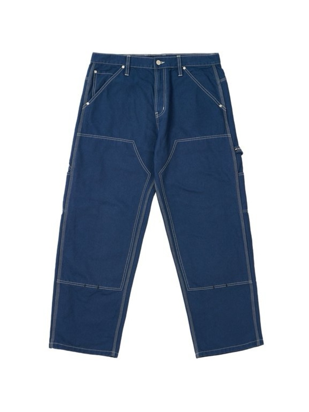 Palace 10 Oz Double Knee Pant Navy SS24 Men’s Size 34 Blue Cotton Canvas Pants